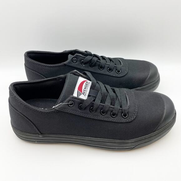 Avenger Mens Blade Low Work Shoes 9 WIDE Black Comp Toe A123 SR EH NIB - Picture 4 of 13